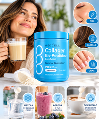 Collagen Bio-Peptides™ | Piel Hidratada ✨ Cabello Saludable 💆‍♀️ Uñas Fuertes 💅