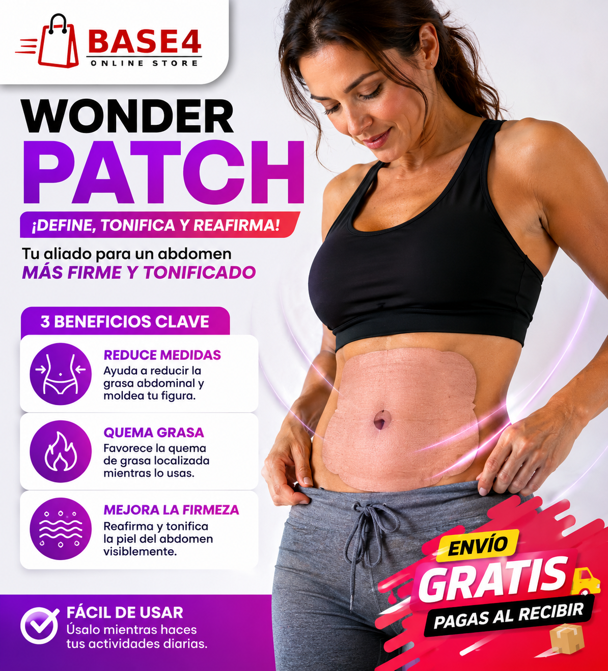 PARCHE ADELGAZANTE WONDER PATCH