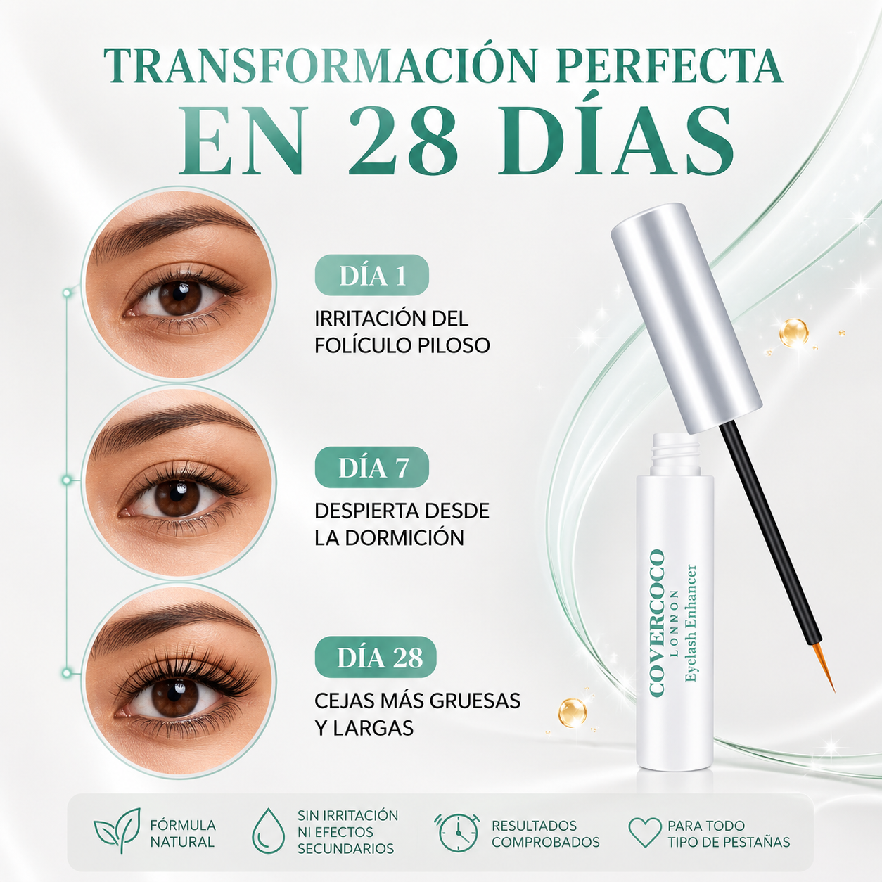 LashLux Serum™ – Potencia el Crecimiento de tus Pestañas para una Mirada Irresistible