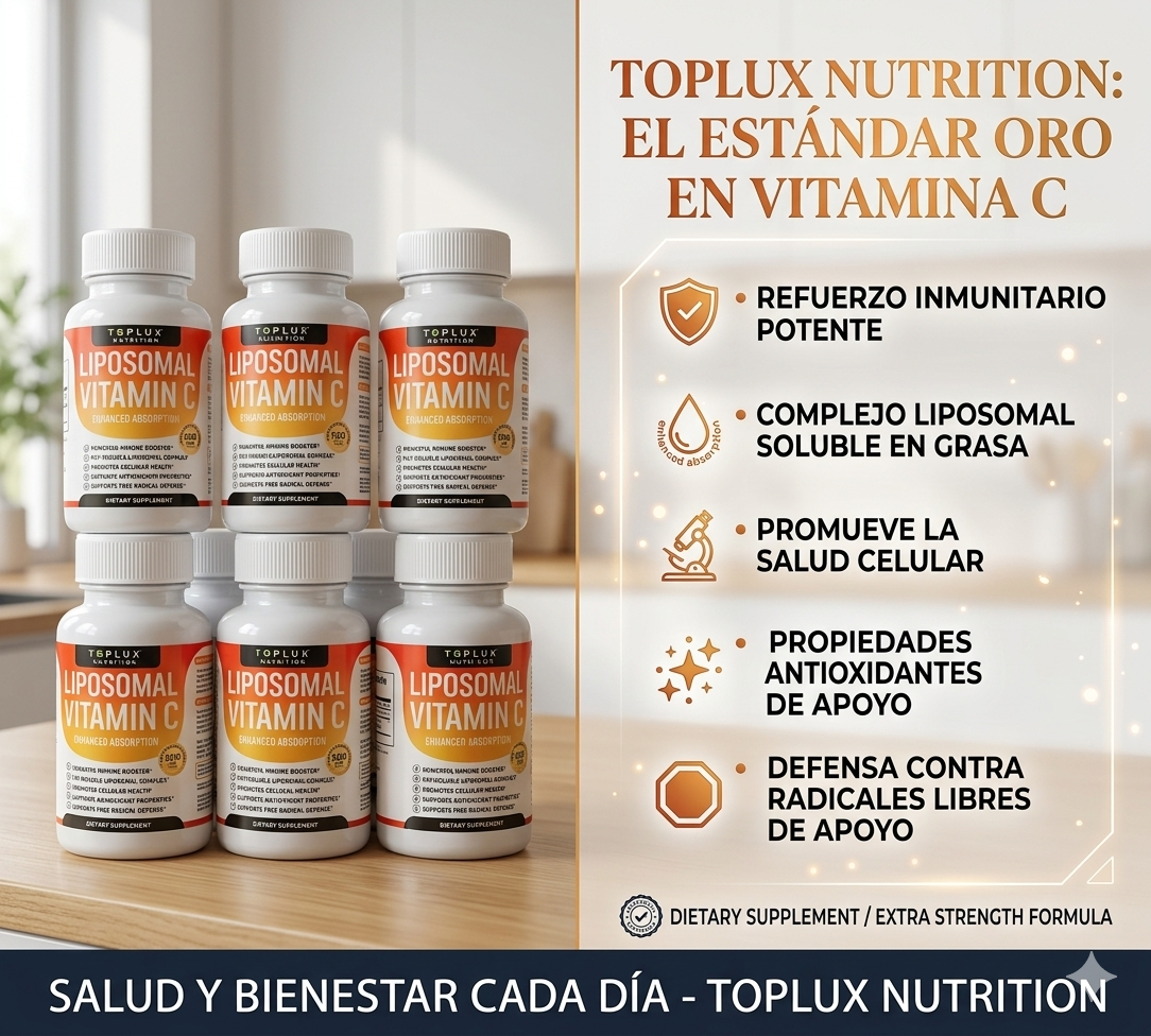 Vitamina C Liposomal 2100 mg – Máxima Absorción y Defensa Natural